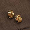 18K Gold plated Earrings Knot Design