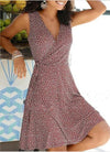 Red summer dress