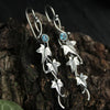 Long Floral Earrings